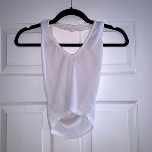 Nasty Gal White Tank Top Size Medium